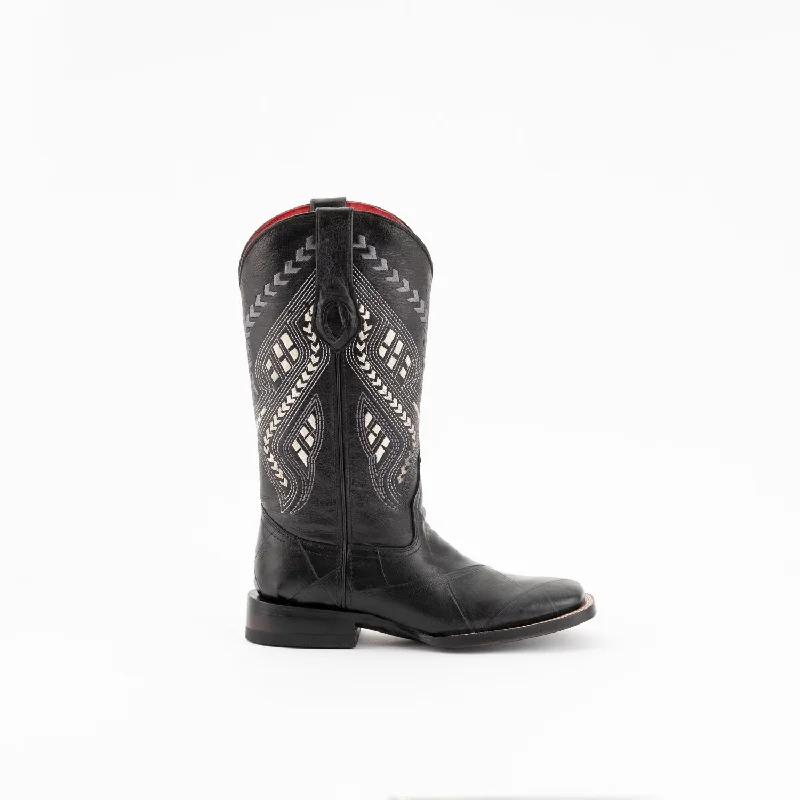 women's cowboy boots with fringe Ferrini Ladies Black Leather Jesse S-Toe Cowboy Boots women's cowboy boots with fringe Ferrini Ladies Black Leather Jesse S-Toe Cowboy Boots