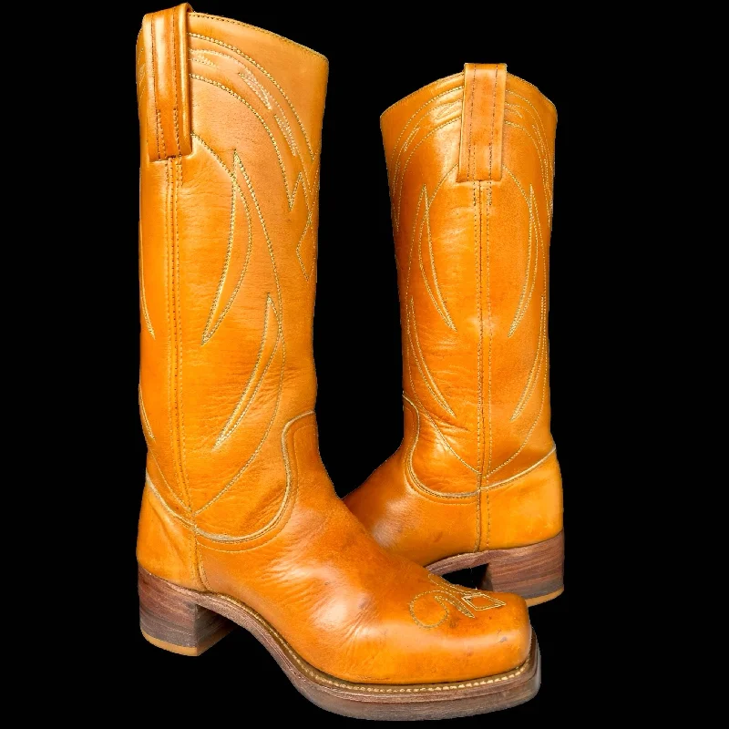 women's cowboy boots for winter FRYE True Vintage Black Label Stitching Square Toe Cowboy Cowgirl Western Campus Boots women's cowboy boots for winter FRYE True Vintage Black Label Stitching Square Toe Cowboy Cowgirl Western Campus Boots