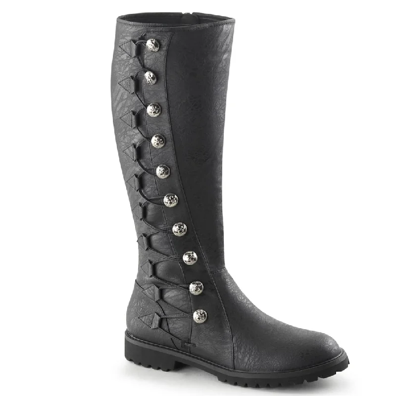 Ankle - high shaft knee high boots for a modern twist​ Gotham-109