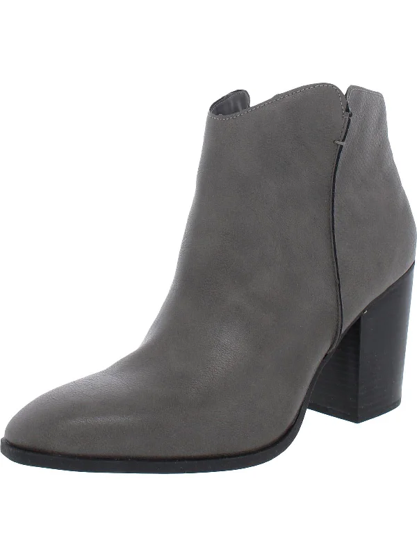 women's booties for petite women Graceyy  Womens Faux Leather Ankle Ankle Boots