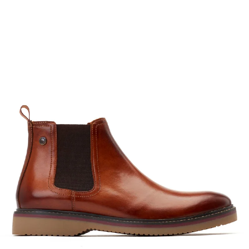 Women's suede Chelsea boots with tassel accents Hooper Washed Chelsea Boots