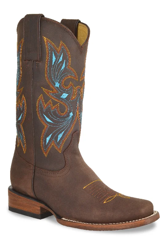 women's western boots with roper heel JADE