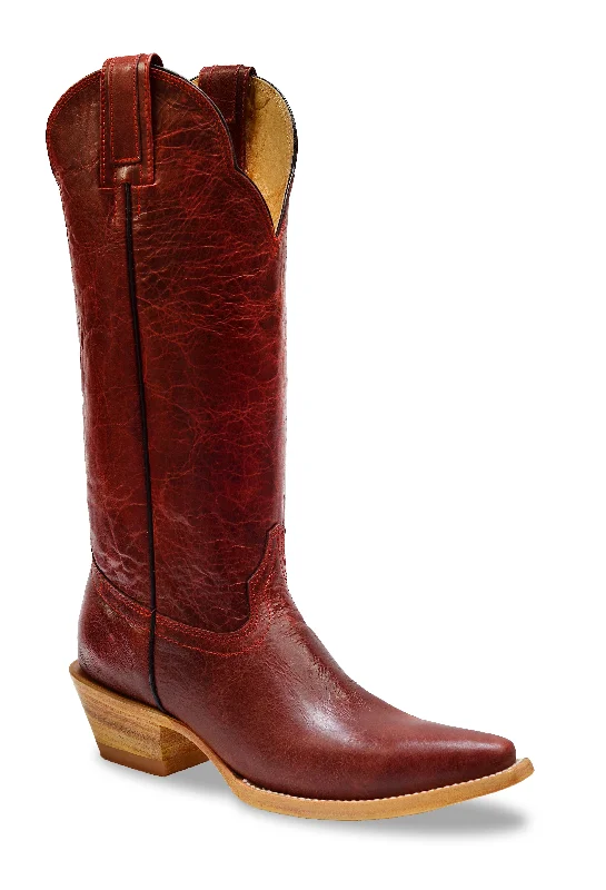 women's western boots with block heel JOLENE