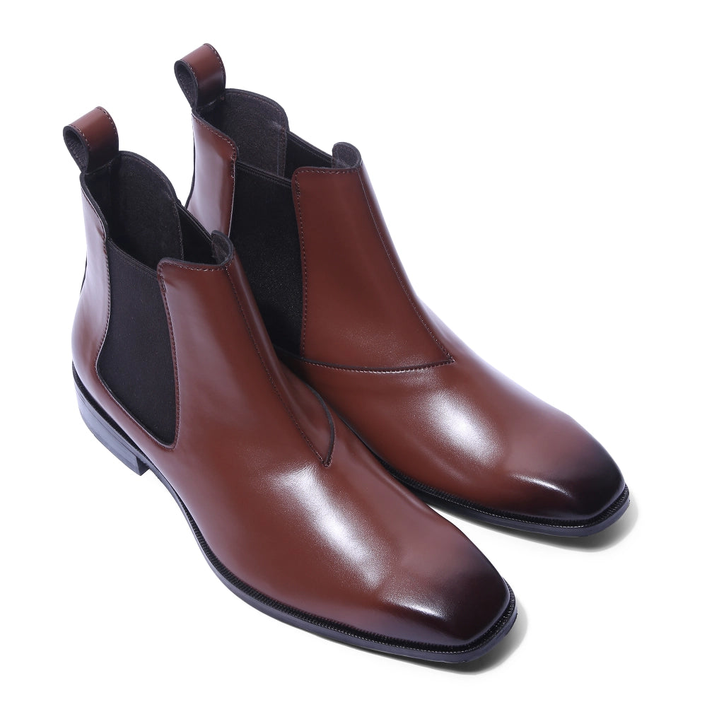 Women's studded Chelsea boots for an edgy style Jonas - British Tan Chelsea Boots
