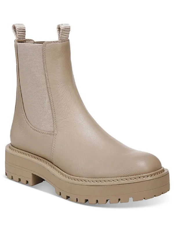 women's booties for spring Laguna  Womens Lugged Sole Ankle Chelsea Boots