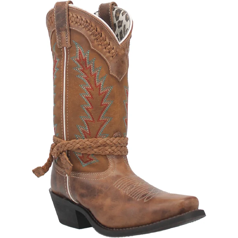 women's cowboy boots with studs Laredo Womens Knot In Time Cowboy Boots Leather Tan women's cowboy boots with studs Laredo Womens Knot In Time Cowboy Boots Leather Tan