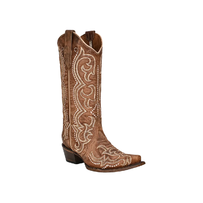 women's cowboy boots with pointed toe Corral Womens Brown Sequence Embroidery Boots women's cowboy boots with pointed toe Corral Womens Brown Sequence Embroidery Boots