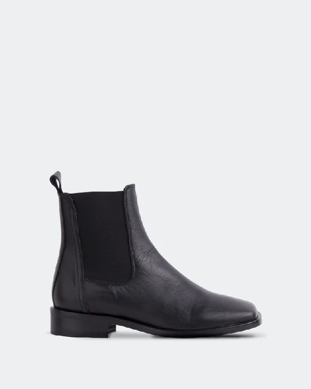 women's ankle boots for petite women Lego Black Leather