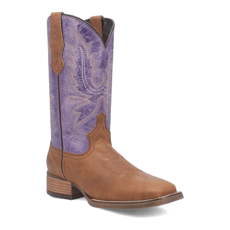 women's snake print western boots MARA LEATHER BOOT