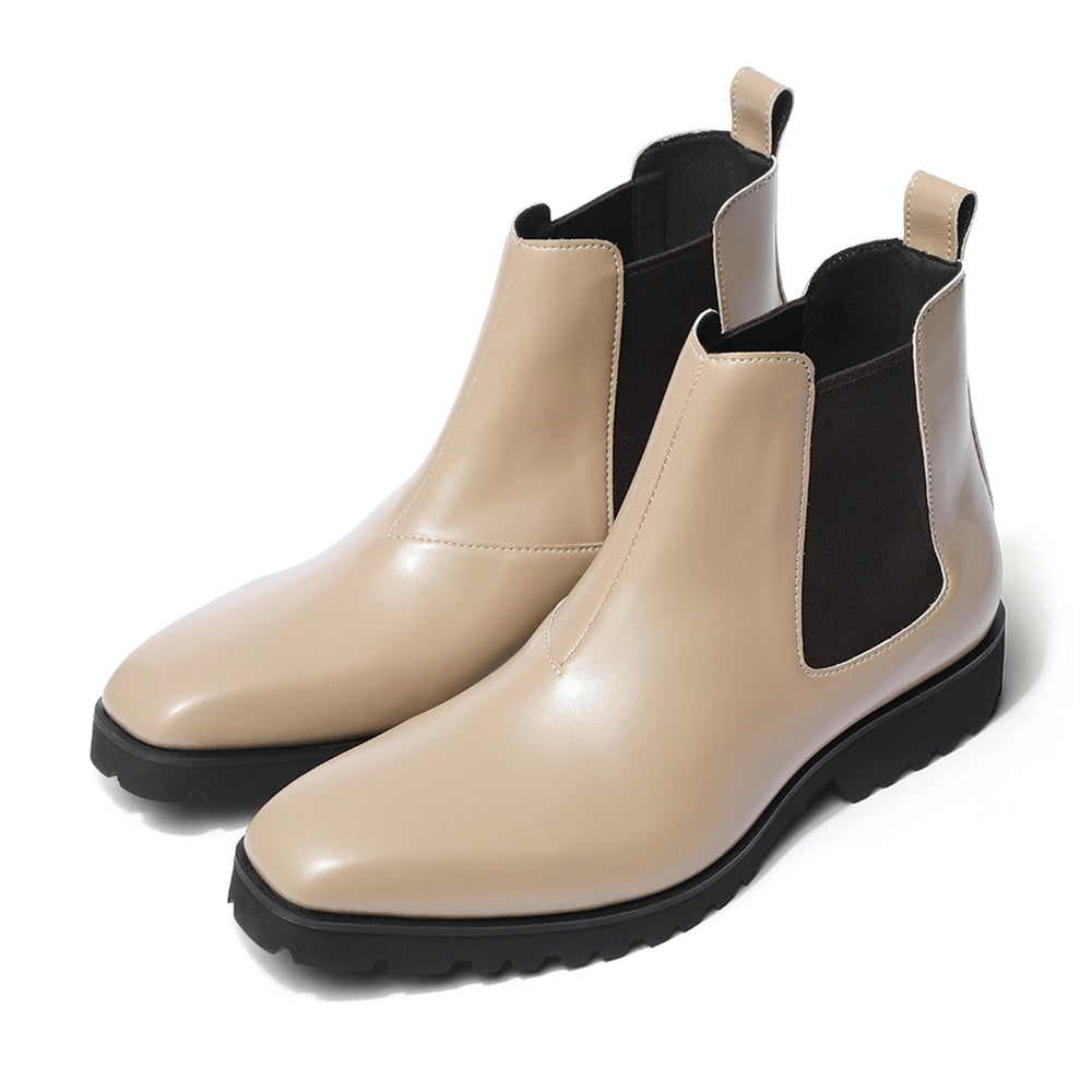 Women's waterproof Chelsea boots for rainy days Marcos Featherlite - Beige Chelsea Boots Women's waterproof Chelsea boots for rainy days Marcos Featherlite - Beige Chelsea Boots
