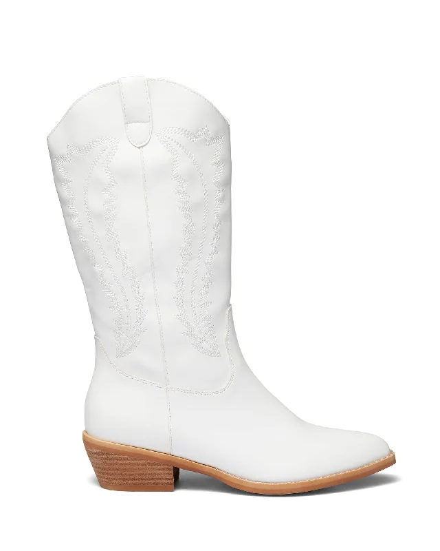 women's cowboy boots for dressy occasions Marvel Cowboy Boot White