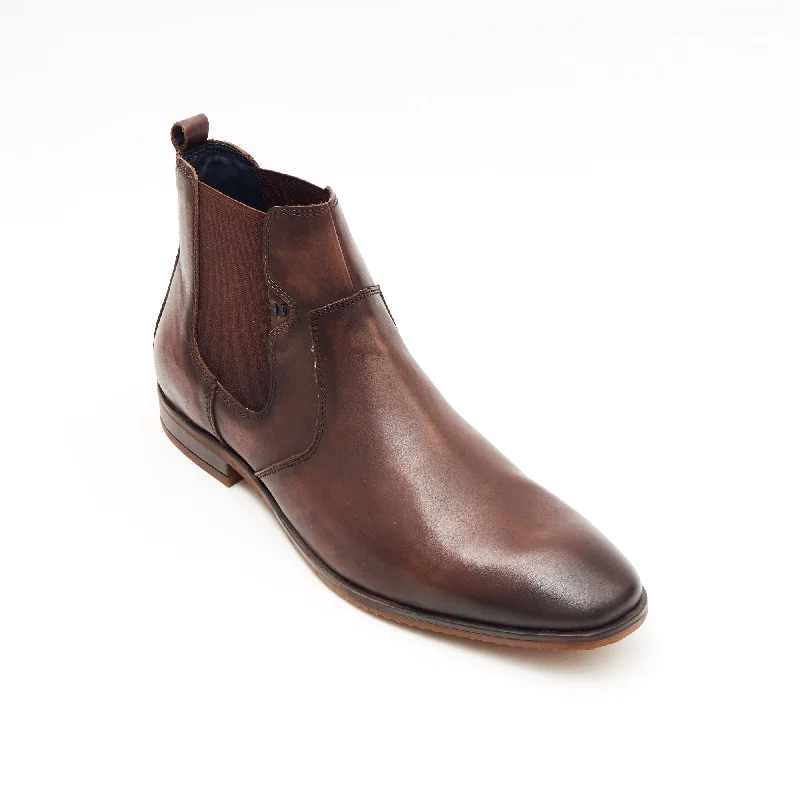 Women's classic black Chelsea boots with elastic side panels Mens Leather Chelsea Boots 24718_Brown Women's classic black Chelsea boots with elastic side panels Mens Leather Chelsea Boots 24718_Brown