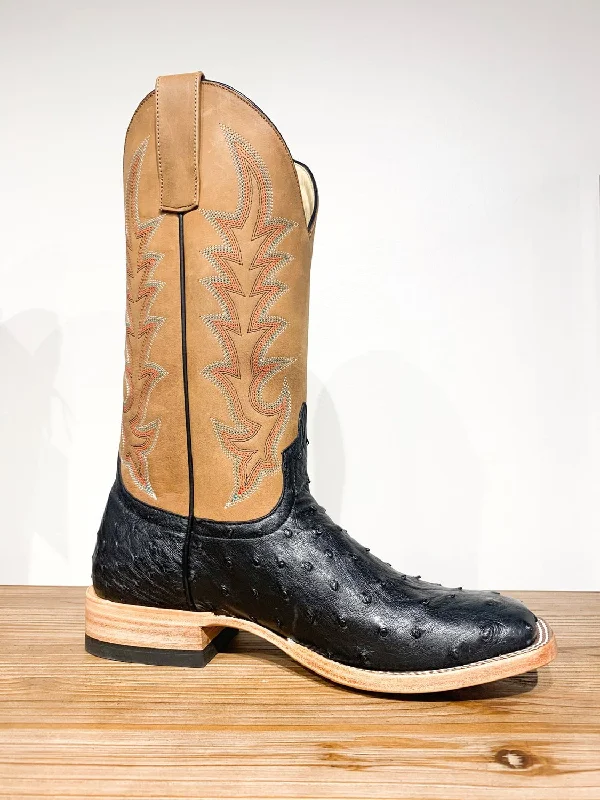 women's cowboy boots with lace-up detail Miss Macie Bean Womens Honey Top Hand Ostrich Black FQ Fashion Boots 9 M women's cowboy boots with lace-up detail Miss Macie Bean Womens Honey Top Hand Ostrich Black FQ Fashion Boots 9 M
