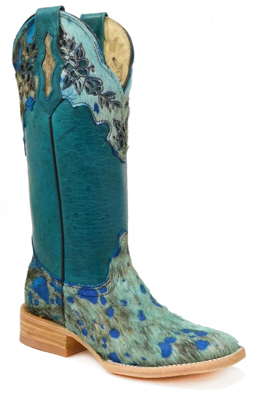 women's western boots with fringe PAOLA