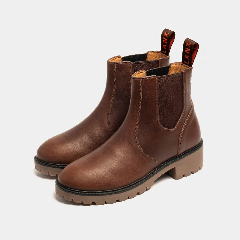 Women's beaded Chelsea boots for a festive look REED / CONKER DISTRESSED