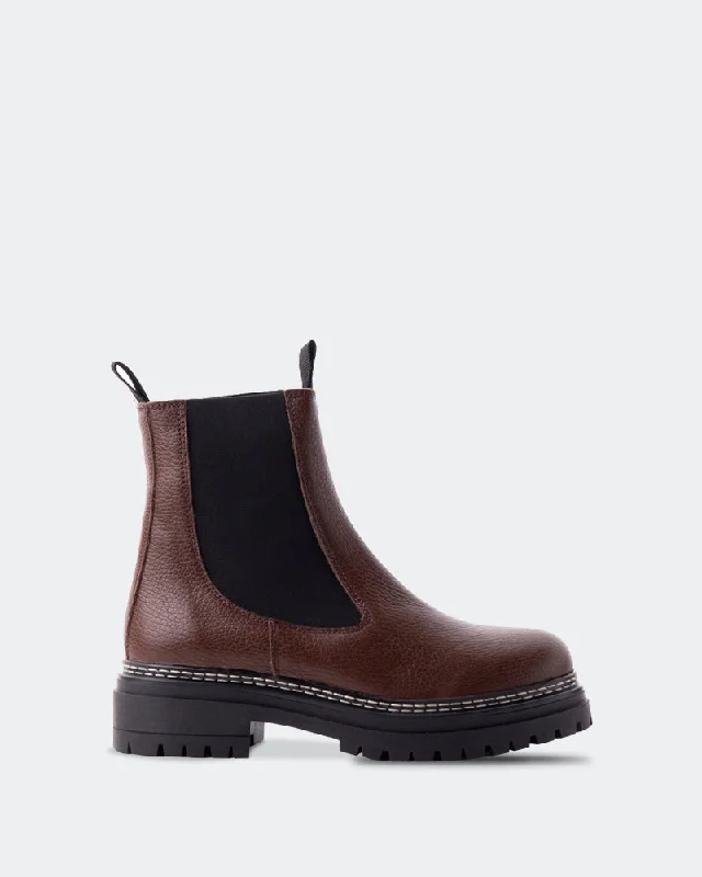 women's ankle boots for fashion-forward Salinas Tan Leather