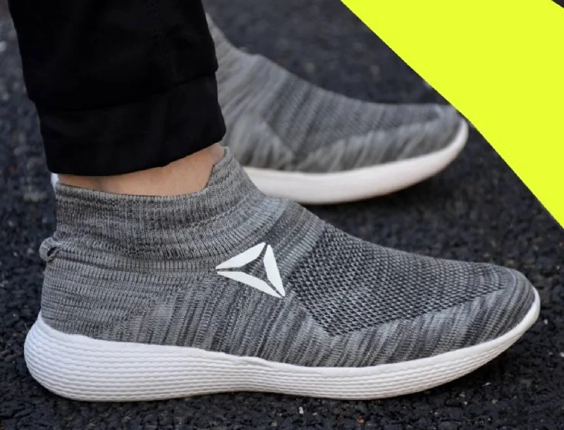 women's suede western boots Ultra Light Grey Flyknit Sports Sneaker For Men