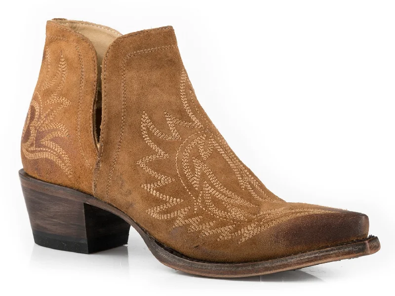 women's cowboy boots with lace-up detail Stetson Womens Tan Leather Naya 4In Western Ankle Boots women's cowboy boots with lace-up detail Stetson Womens Tan Leather Naya 4In Western Ankle Boots