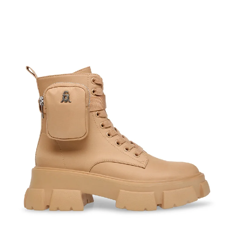 women's booties for urban style THORA-P TAN - SM REBOOTED