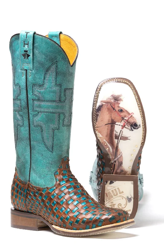 women's cowboy boots with metallic accents Tin Haul Womens Gitchu A Good One Blue Leather Cowboy Boots women's cowboy boots with metallic accents Tin Haul Womens Gitchu A Good One Blue Leather Cowboy Boots
