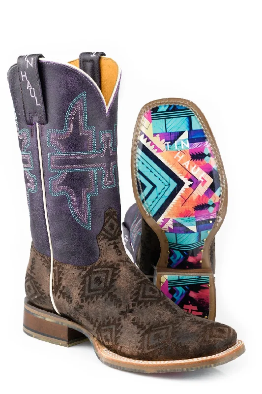 women's cowboy boots with metallic accents Tin Haul Womens Sizzling Aztec Purple Leather Cowboy Boots women's cowboy boots with metallic accents Tin Haul Womens Sizzling Aztec Purple Leather Cowboy Boots