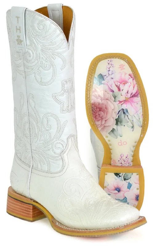 women's cowboy boots for wide calf Tin Haul Womens White Wedding White Leather Cowboy Boots women's cowboy boots for wide calf Tin Haul Womens White Wedding White Leather Cowboy Boots