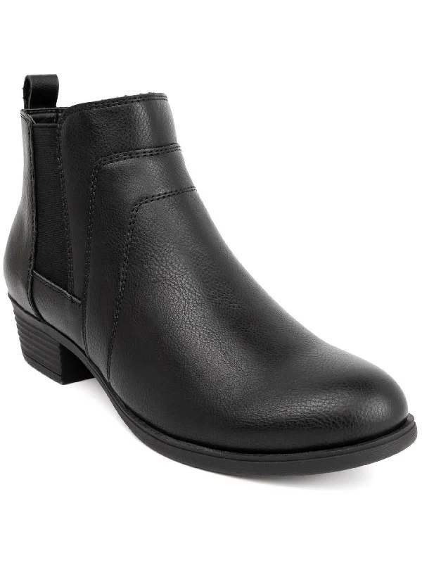 women's booties for knee support Trixy 2 Womens Faux Leather Ankle Ankle Boots