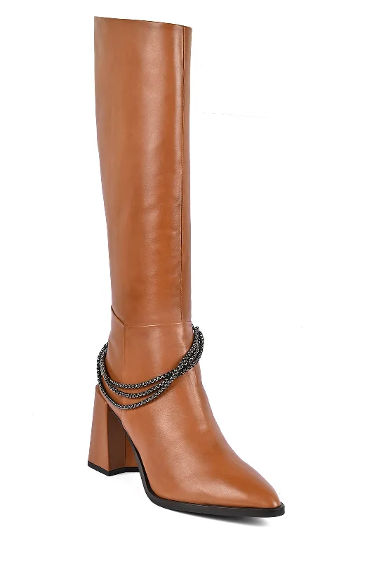 Women's white patent long boots for a bridal look Trudy