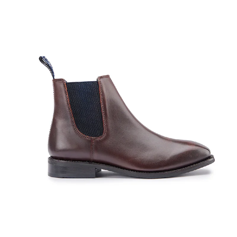 Women's croc - embossed Chelsea boots for a luxurious texture Vanguard Chelsea Boot - Dark Brown Women's croc - embossed Chelsea boots for a luxurious texture Vanguard Chelsea Boot - Dark Brown