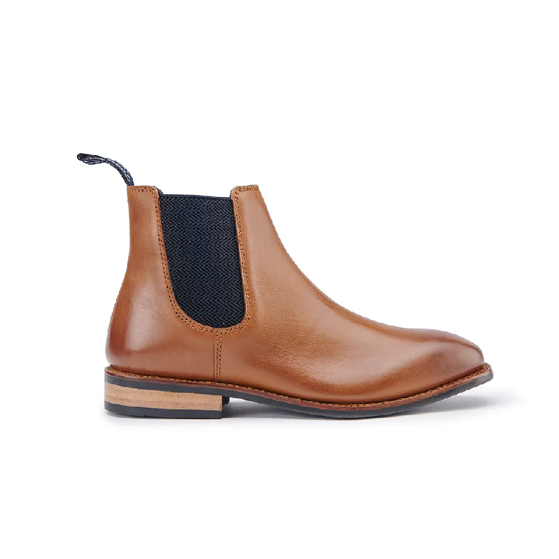 Women's sequined Chelsea boots for a party look Vanguard Chelsea Boot - Tan