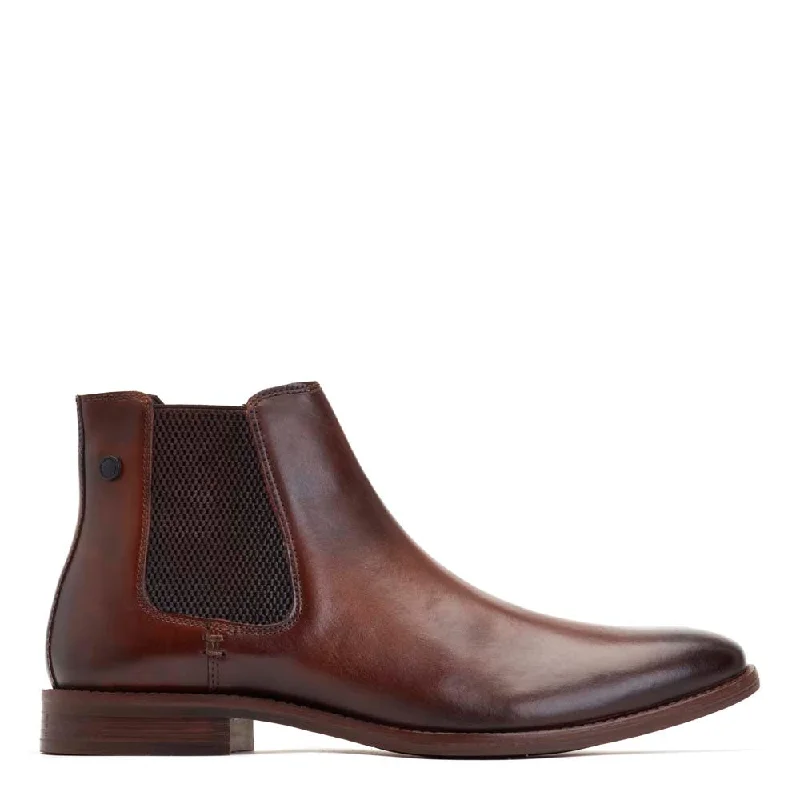 Women's zipper - front Chelsea boots for a modern look Virgil Washed Chelsea Boots